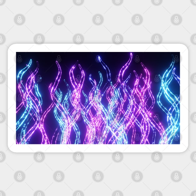 Magical Colorful Frozen Icicle Flames Sticker by jrfii ANIMATION